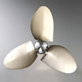 3 blade feathering Max-Prop marine prop