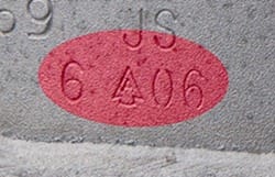 Close-up of date stamp on aluminum propane tank JHH5II-10014-Edit-2