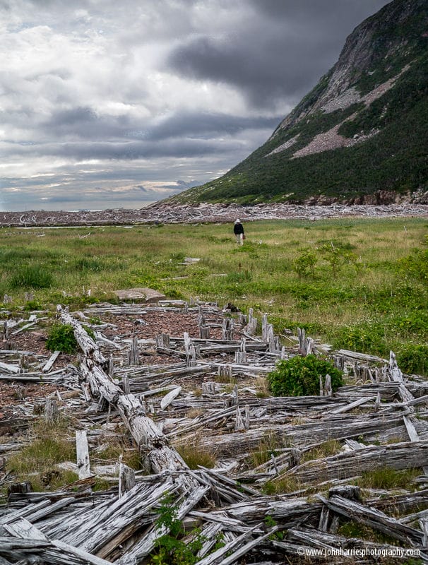 The abandoned townsite of Cape La Hune, Newfoundland