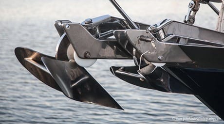 Stainless bow roller with stainless anchors JHH5-13419