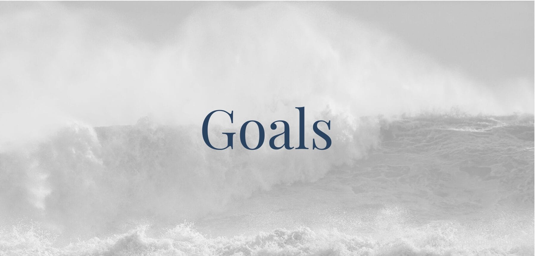 Five Goals For A Heavy Weather System