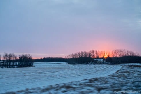 Prairie landscape at sunset JHHOMD1-190560