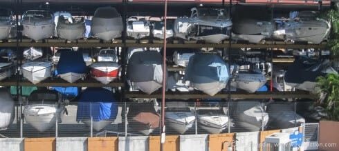 Motor boats are the weapon of choice in Brazil.