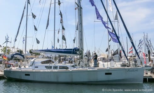 Boréal 52 ‘Nordlicht’ at the La Rochelle Boat Show.
