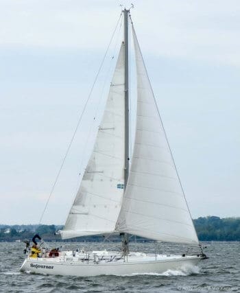 2007.11_Sojourner checking out the start of the Great Chesapeake Bay Schooner race