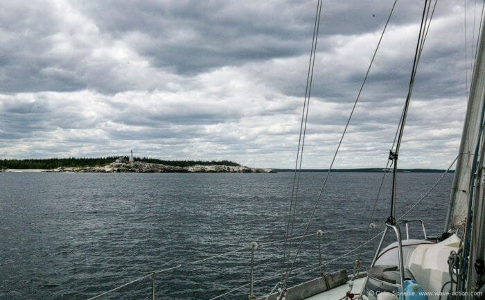 Approaching the entrance to Shelburne.