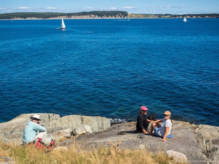 One of the best parts of hiking is picnicking, made even better by sharing it with friends,
