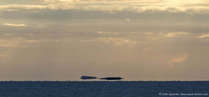 Atmospheric effects may warn of fog forming