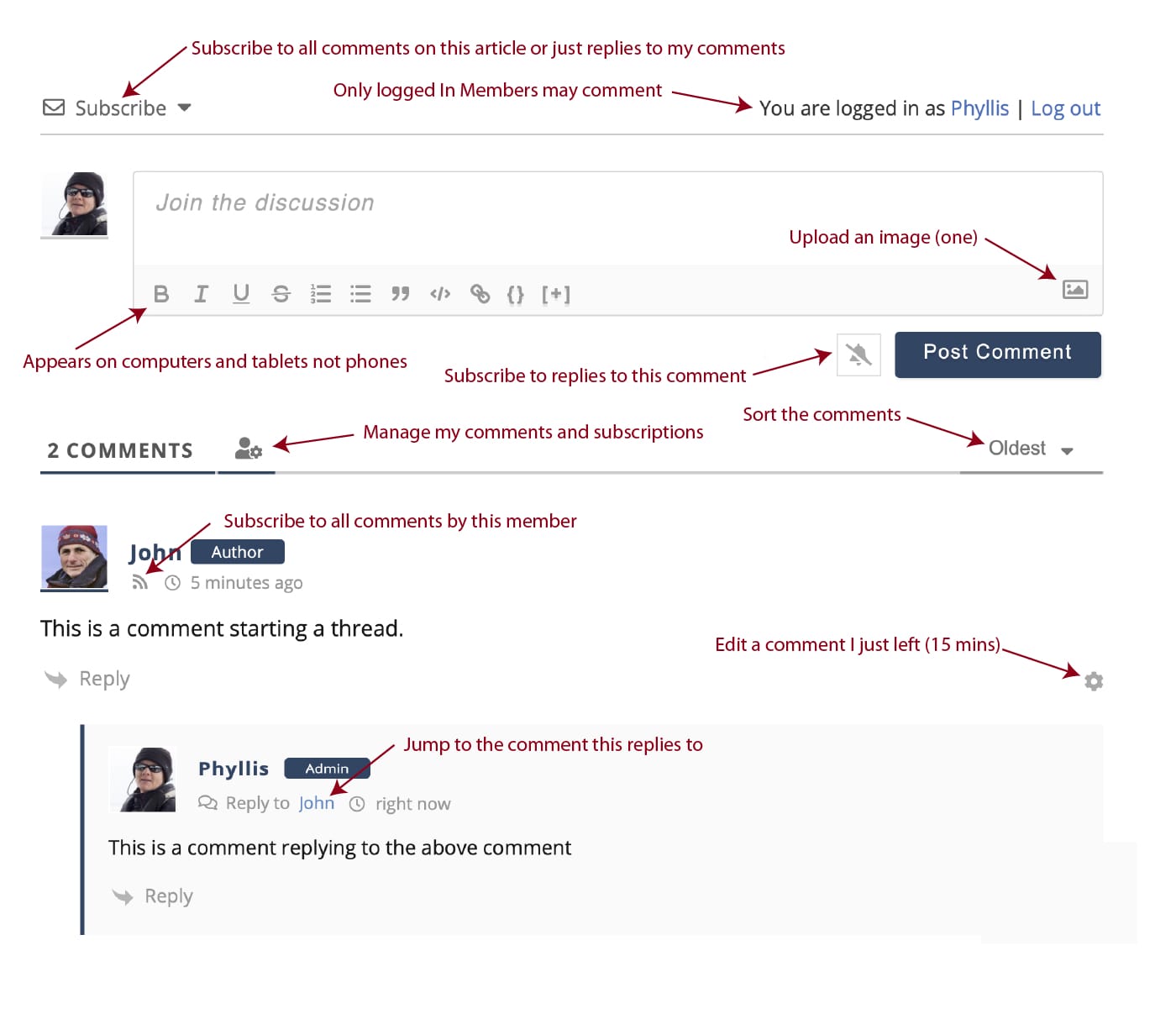 Comment Editing And Image Upload Fixed