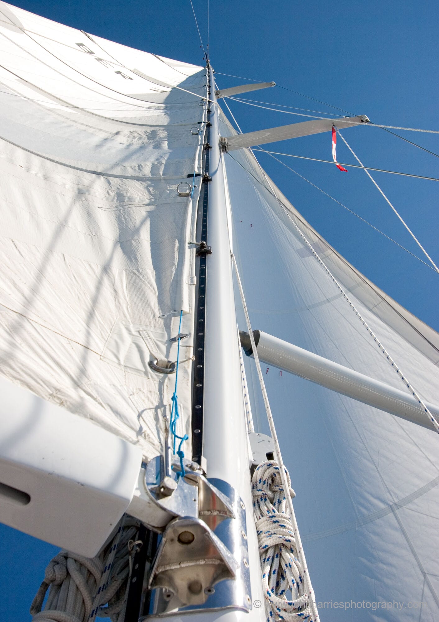 Cruising Sailboat Running Rigging Inspection