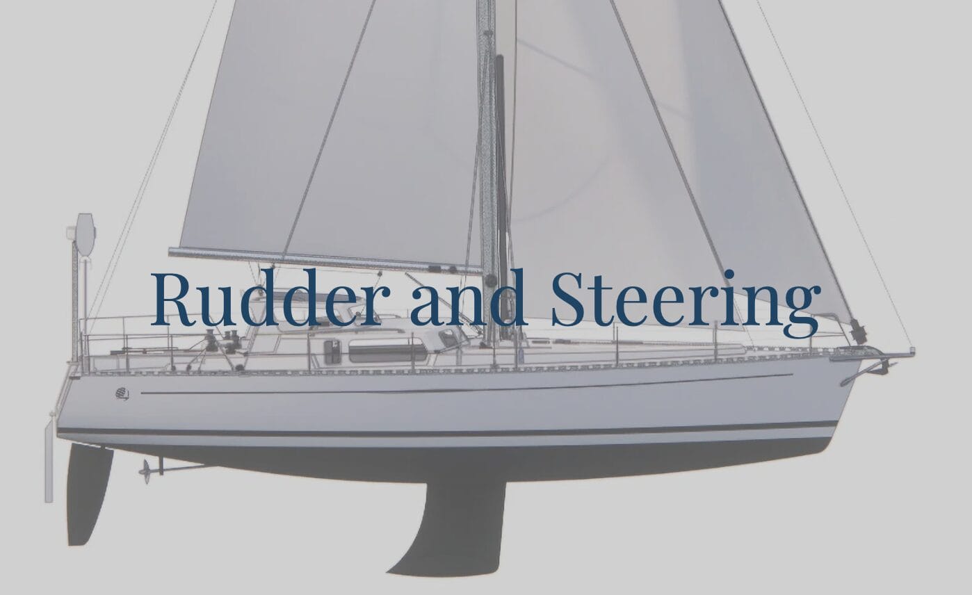 Adventure 40 Rudder and Steering Gear