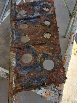 old rudder interior webbing.jpeg