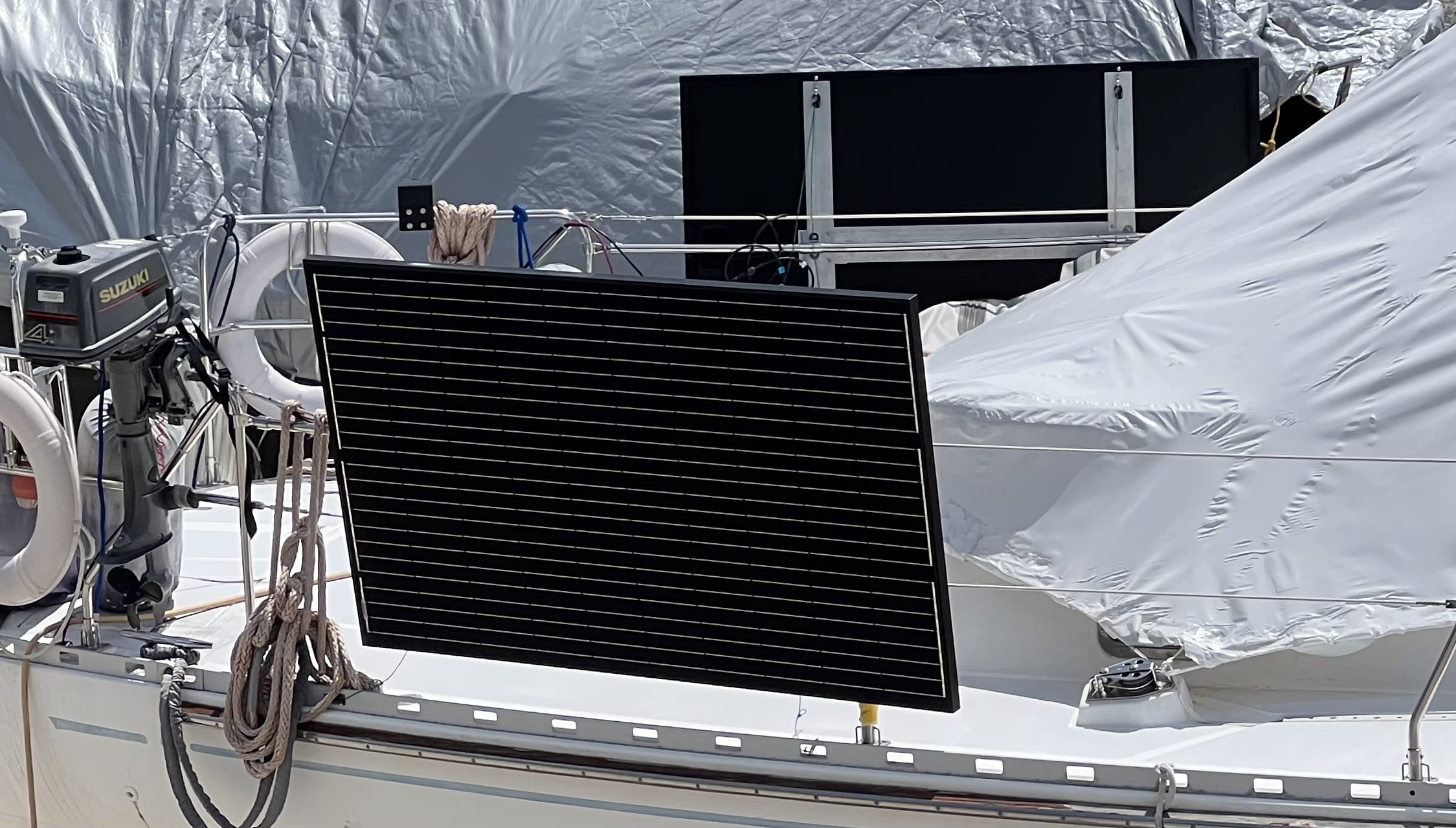 A very bad place to put a solar panel