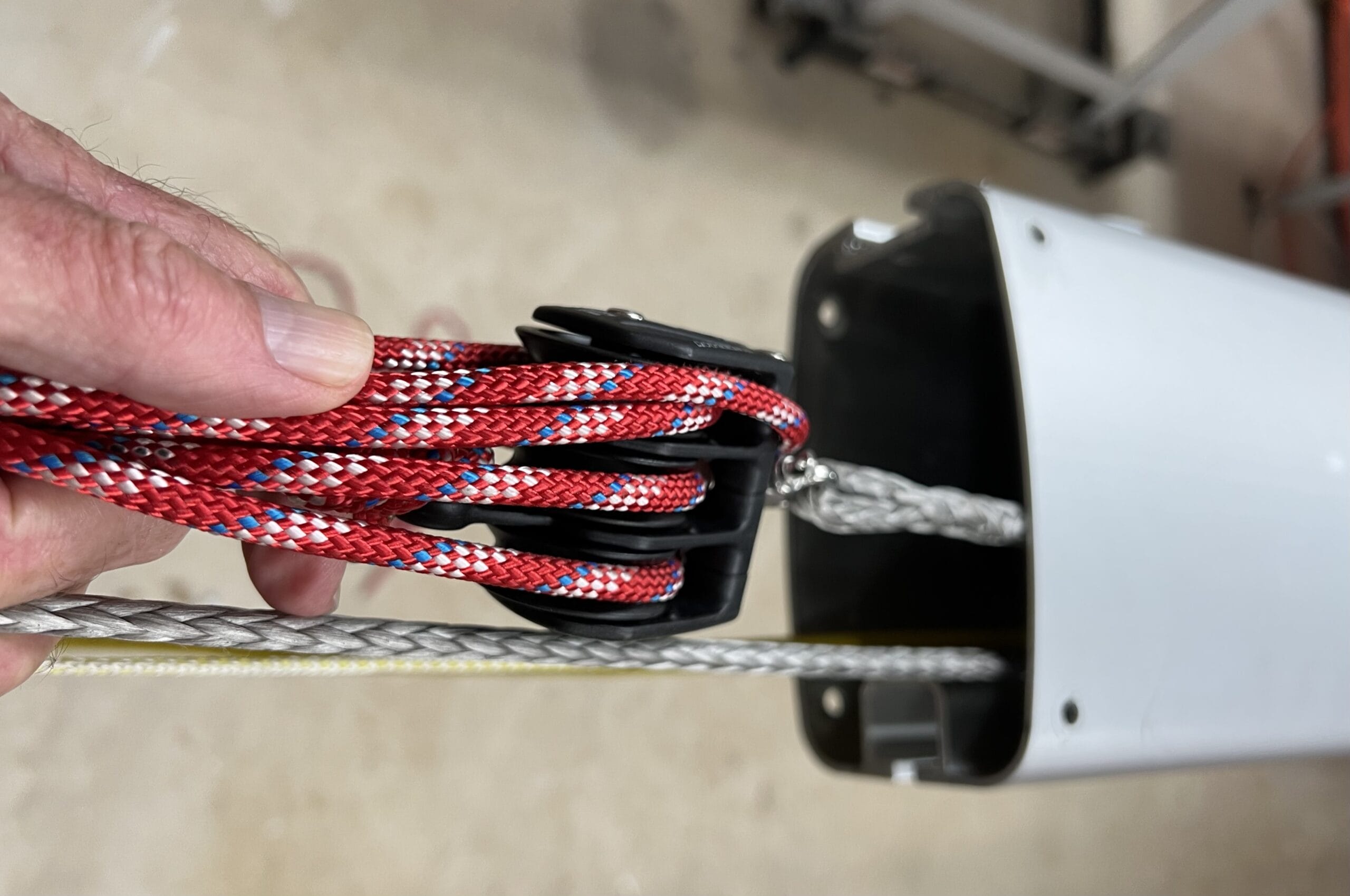 Pull Tackles Tight When Laying Up