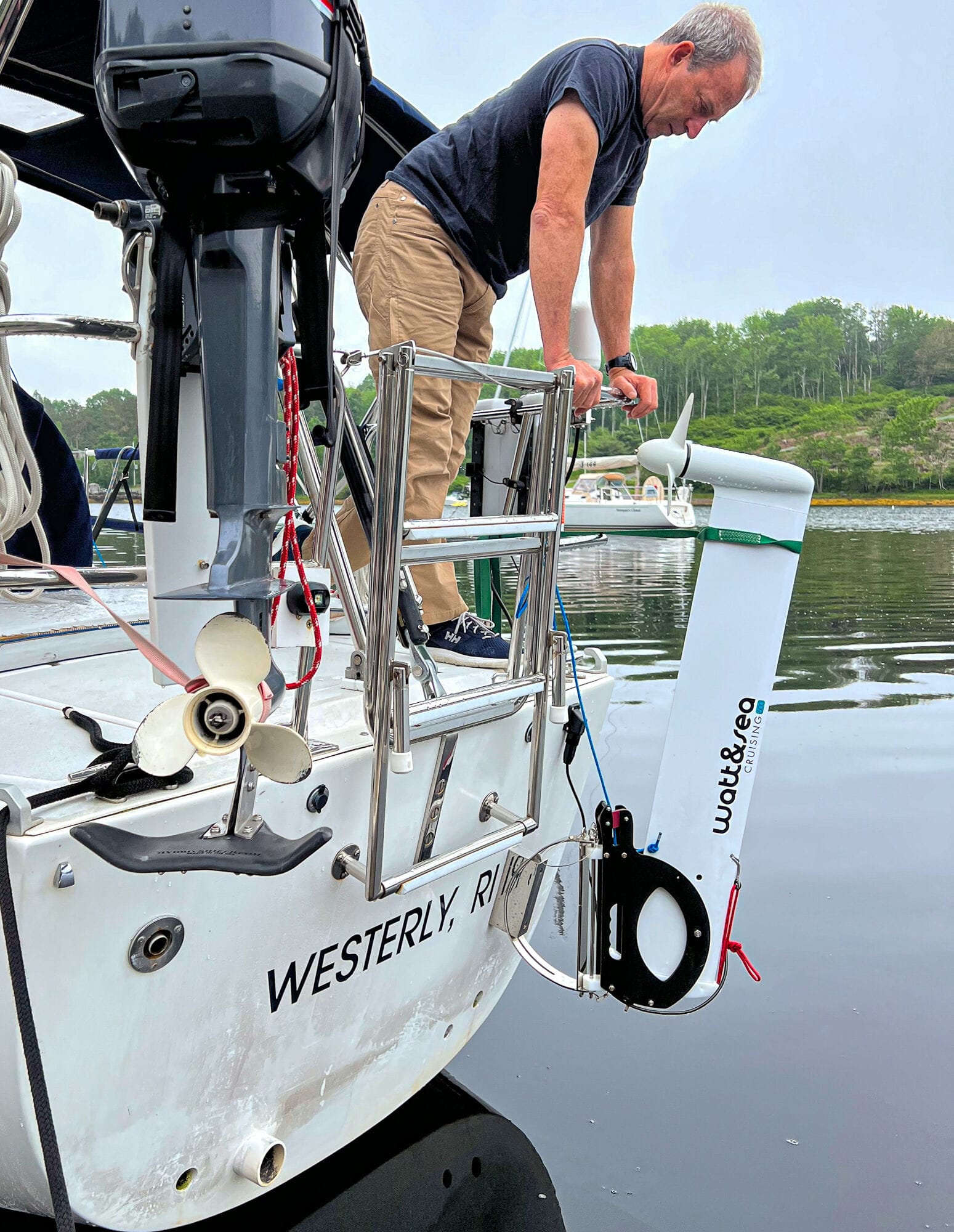 A Coastal Cruiser Reviews A Watt & Sea Hydrogenerator