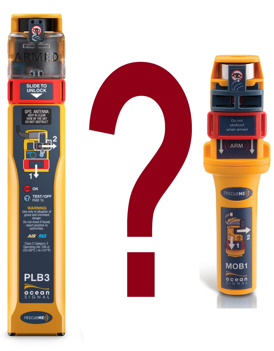 Review of Ocean Signal PLB3 Against MOB1