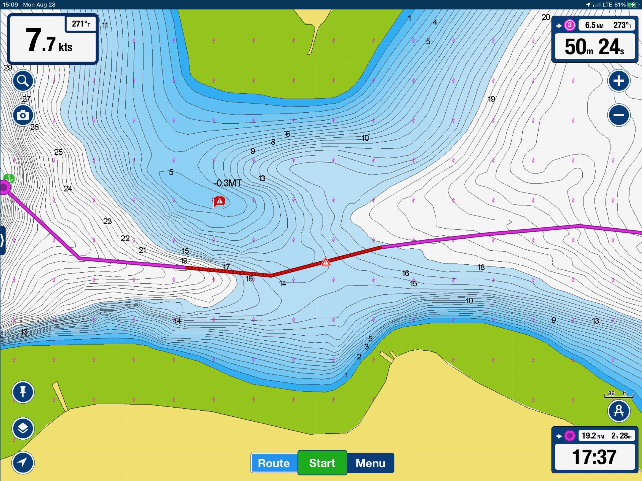 Electronic Chart Dangers