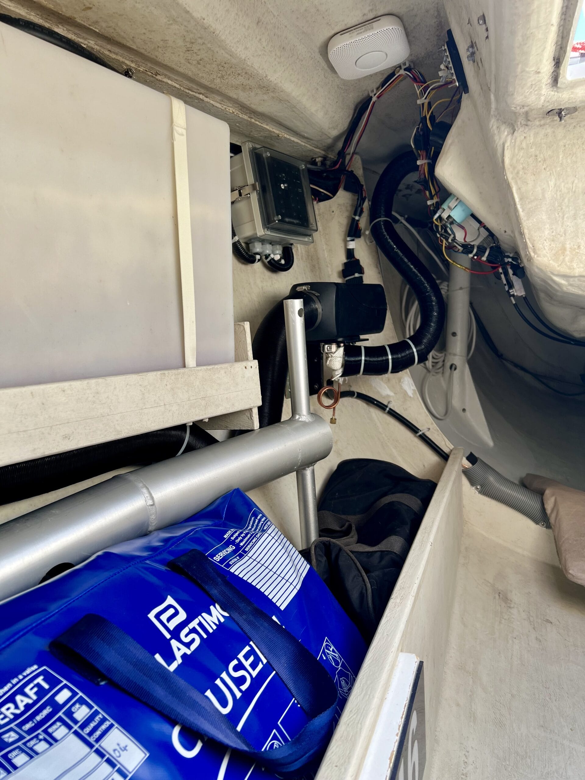 Networked Smoke Detectors Improve Liferaft Storage