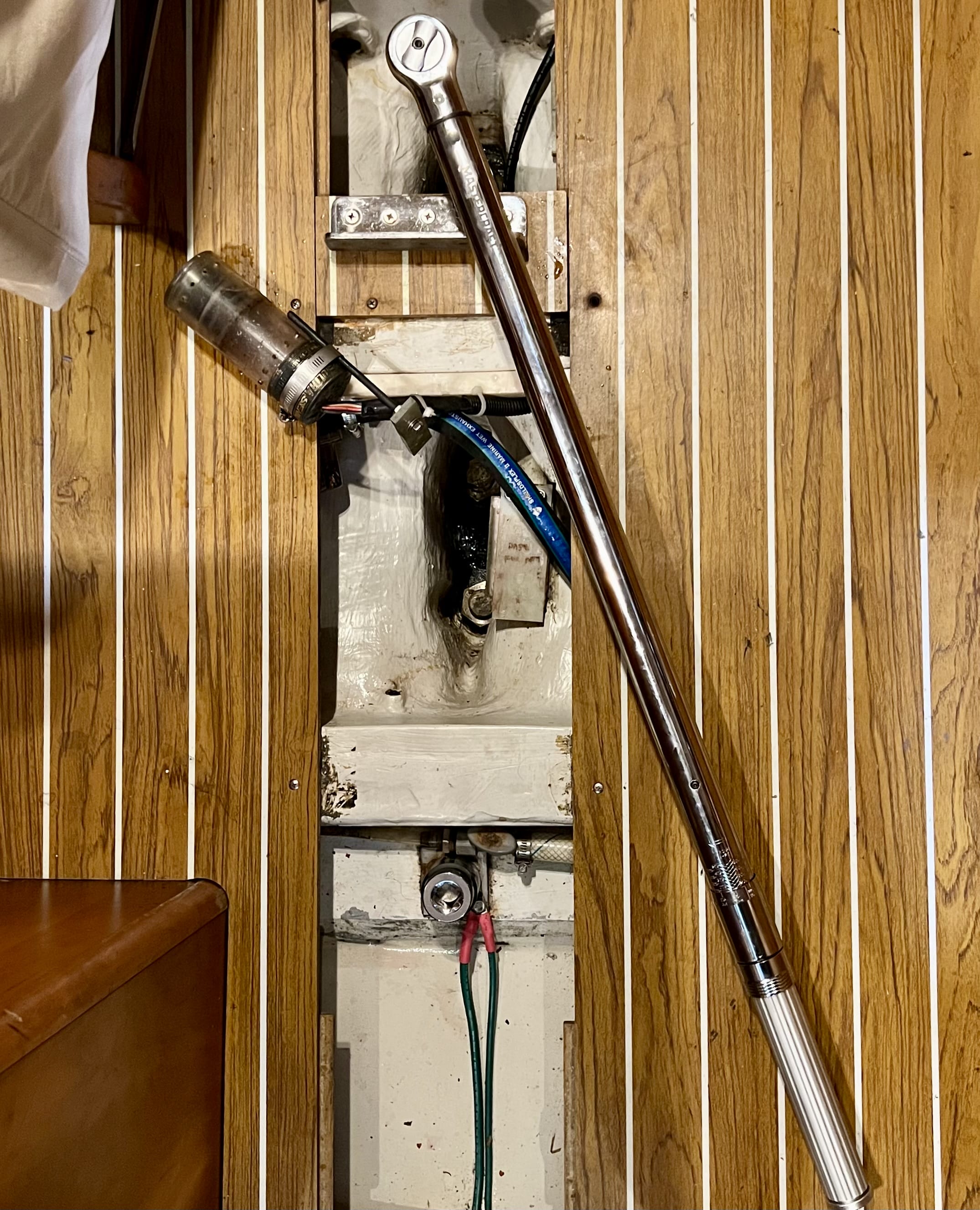 Time To Torque The Keel Bolts