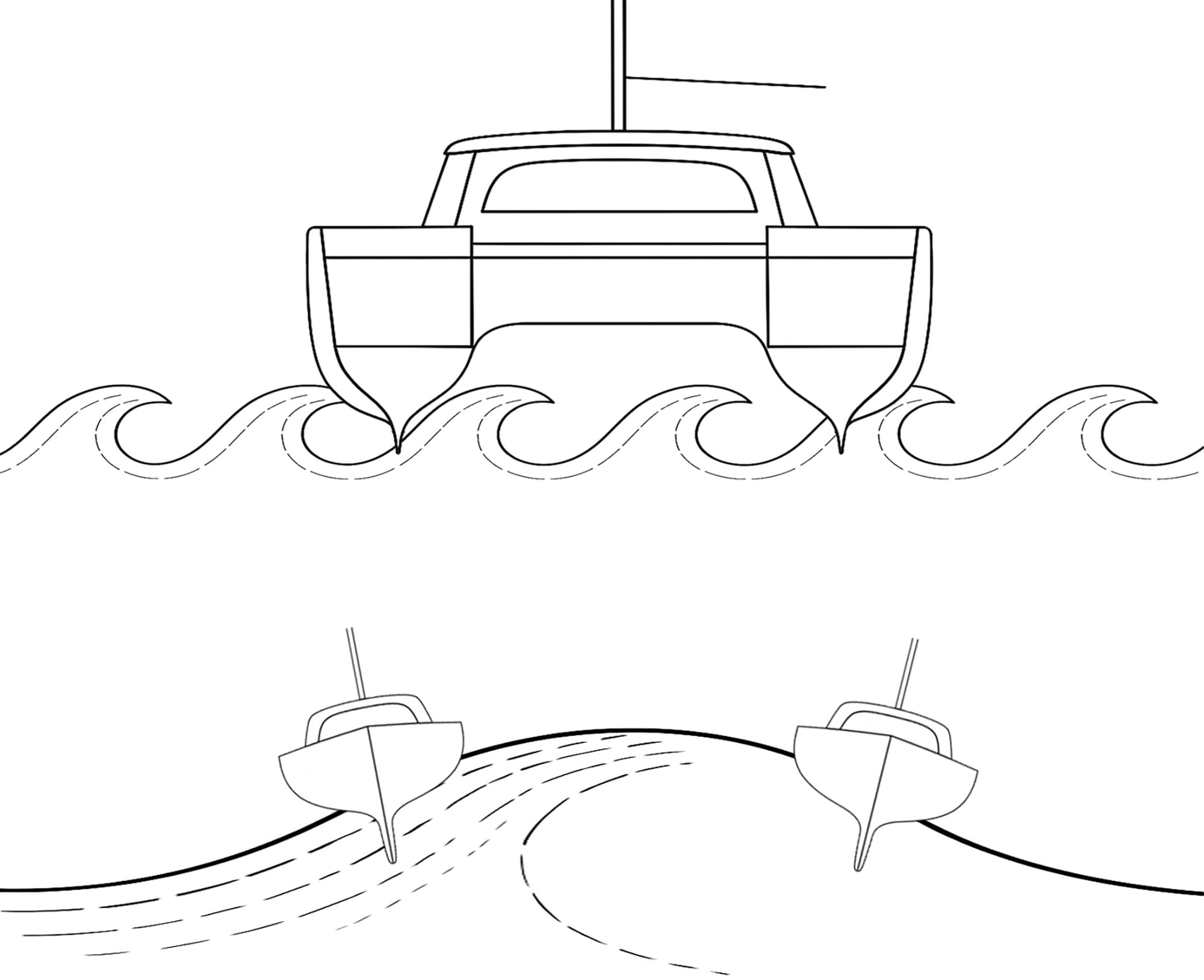 Catamaran, Trimaran, or Monohull—Motion Comfort